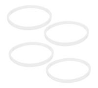 IMIKEYA 4 Pièces Anneaux de phoque en silicone joint de presse remplacement des joints de presse-agrumes pour presse-agrumes White