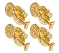 IMIKEYA 4 Pièces Broche de Première Communion, Épingle de Communion en Alliage Doré, Accessoire de Cérémonie et Décoration de Robe, Application Facile, Style Raffiné