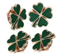 IMIKEYA 4 Pièces Broches Broches Émaillées Forme de à Quatre pour Femmes Accessoires de Mode Rétro pour Fête Saint Patrick Épingles Polyvalentes pour Tenues Élégantes