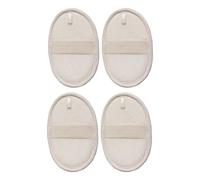 IMIKEYA 4 Pièces Éponge de Douche Naturelle Luffa Lot D’éponges Exfoliantes pour Bain Éponge Luffa pour Corps