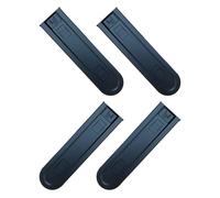IMIKEYA 4 Pièces Étui de Rangement pour Tronçonneuse en PE Noir Protection Renforcée et Installation Rapide, Fourreau pour Plaque de Guidage Adapté à L'usage Extérieur en Bûcheronnage