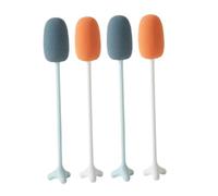 IMIKEYA 4 Pièces Goupillon Lave-bouteille Outil De Nettoyage De Conduite De Vidange Ca Nettoyeur De Réutilisable Kit De Lavage De Bouteilles Portable Porte-biberons