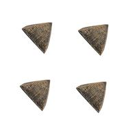 IMIKEYA 4 Pièces Jouets bac à Sable pendules à Quartz Sculpture pyramidale Mini-Rugby pour Enfants Sculpture Ancienne Jouets pour Les Enfants Jouets de Construction résine Golden