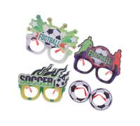 IMIKEYA 4 Pièces Lunettes de Football pour Accessoires Amusants Style Soccer Décorations de Modèles Aléatoires