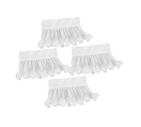 IMIKEYA 4 pièces Manchons Chiffon Floral Élégants pour Femmes Manches Détachables à Superposés Style Européen Accessoires de Poignet pour Tenues et Décontractées Lot