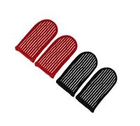 IMIKEYA 4 pièces Maniques Cuisine Isolantes Housses Poignées Anti-Chaleur pour Poêles et Casseroles Protection Antidérapante et Résistante Chaleur Confort et Sécurité Cuisine