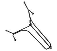 IMIKEYA 4 Pièces Support D'assiette Pliable Antidérapant en Fer Noir, Chevalet de Tableau, Maintien Ferme et Léger, pour Livres et Œuvres D'art, Exposition et Banquet