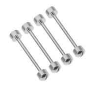 IMIKEYA 4 Pièces Watch Screw Connection Rods Inner Diameter Steel Strap Repair Pins for Watch Band Replacement DIY Watchmaker Fixing Tool Kit