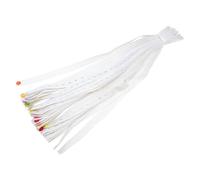 IMIKEYA 40 Boucles de Ceinture à Couches pour Tout-petits, Tissu Blanc, Bouton Réglable, Fixation Élastique Sécurisée, Difficile à Tomber, pour Bébés Plusieurs styles