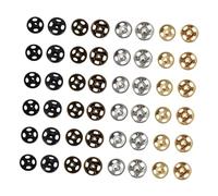 IMIKEYA 40 Pièces Boutons à Pression Mini En Métal 5 Mm Pour Couture - Accessoires De Vêtements De Poupée - Boutons De Bricolage En Acier Inoxydable Pour Créations Artisanales Et