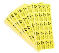 IMIKEYA 450 pièces Autocollants de Signalisation Antistatiques pour Écoles et Bureaux Stickers Résistants Aux Intempéries pour Murs Meubles et Véhicules Jaune