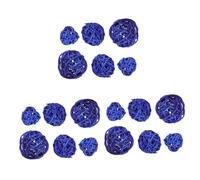 IMIKEYA 45pièces Boule Rotin Décorative pour De Bleu pour Décoration De Mariage Filler De Vase Et Accessoires De Fête