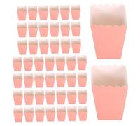 IMIKEYA 48 Pièces Snack Containers Foldable Popcorn Boxes Paper Buckets For Movie Night Birthday Party French Fries Candy Treats