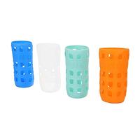 IMIKEYA 4pièces Housse De Protection Pour Bouteille Silicone Protège-gobelet Portable Manchon Antidérapant Pour Bouteille Lot