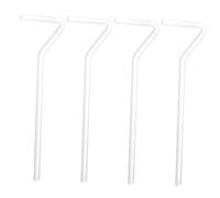 IMIKEYA 4Pièces Lot de Barres Épandage Verre pour Cellules Bactériennes de Accessoires de Laboratoire pour Culture Étalement de Milieux