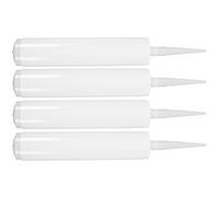 IMIKEYA 4pièces Tubes de Calfeutrage Vides Réutilisables Plastique pour Mastics et Adhésifs Compatibles Pistolets à Mastic Standard Tubes Multifonctions Étanches pour Réparations