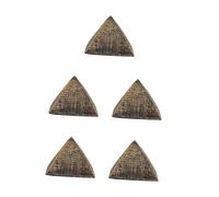 IMIKEYA 5 Pièces Jouets bac à Sable pour Enfants Sculpture Ancienne décoration Vintage Mini-Jouets Jouets pour Enfants Mini-Rugby Pyramide décorations égyptiennes résine Golden