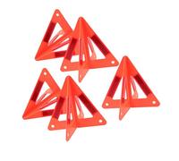 IMIKEYA 5 pièces Kit Triangle Avertissement Réfléchissant Pliable Voiture Signalisation Sécurité Routière Haute Visibilité Stable et Compact pour Urgences et Pannes Compatible Modèles