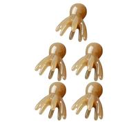 IMIKEYA 5 Pièces Peigne de Massage en Résine à Huit Griffes pour Cuir Chevelu, Outil de Relaxation Musculaire et Activation, Bureau Voyages
