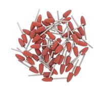 IMIKEYA 50 pièces Jeu de Têtes Abrasives Polissage avec Tige Complet de Meules Montées Multi Formes pour Perceuse Micro et Gravure Bijoux