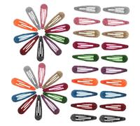 IMIKEYA 50pièces Barrettes à Cheveux Paillettes Multicolores Et Filles Accessoires Élégants Et Pratiques