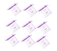 IMIKEYA 50pièces Sachets à Lavande Vides Tissu Maillé Respirant avec Cordon Pochettes Rangement Multi-usages pour Placards Cosmétiques Et Aromathérapie pour Conservation Appropriée Et Cade