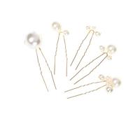 IMIKEYA 5pièces Épingles à Cheveux Forme De u Avec Perles Décoration Pour Cheveux De Mariée Bijoux Pour Lot
