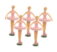 IMIKEYA 5pièces Figurines De Poupées Ballet avec Boîte à Musique Décorations De Danseuses Élégantes pour Fêtes
