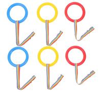 IMIKEYA 6 Pièces Corde de Marche Maternelle Laisse pour Tout-Petits Anneaux Simples, Sécurité Renforcée, Organisation Facile, Adaptée d'Garçon et Filles