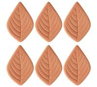IMIKEYA 6 Pièces Économiseur De Sucre Feuille En Terre Cuite Gardien De Sucre Adoucisseur De Sucre Brun De Sucre Pour Biscuits Fruits Secs Récipients De Stockage De