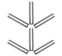 IMIKEYA 6 Pièces Moules à Cannoli en Acier Inoxydable Argenté, Forme Cylindrique, Réutilisables et Faciles à Utiliser pour Cuisson et Pâtisserie