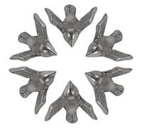 IMIKEYA 6 Pièces Outils de cuisson en fonte outil de cuisine ustensiles de cuisine en fonte ornements étang Black