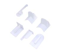 IMIKEYA 6 pièces Set de Grattoirs Pâtisserie Abs Lisseur Gâteau Multifonction pour Fondant Pâte à Sucre et Marzipan Outils de Décoration pour Bords et Surfaces Lisses
