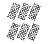 IMIKEYA 6feuilles Référence avec Points de Marquage Réfléchissants pour Scanner Accessoires de Numérisation Précise Autocollants de Positionnement pour Objets Lisses