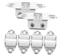 IMIKEYA 6pièces Kit De Guides pour Store Enrouleur Aluminium Accessoires Réparation Rideaux Protection Sangle Compatible Stores Romains Installation Facile