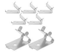 IMIKEYA 7 Pièces Support Solide en Acier Inoxydable Argenté pour Étagères de Congélateur, Clips Antidérapants pour Réorganisation et Réparations, Lot