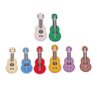 IMIKEYA 8 Pièces Écussons Décoratifs Brodés de Guitare pour Vêtements et Artisanat, Fil Polyester, Toucher Agréable, pour Maison ou Atelier de Couture
