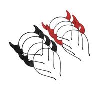 IMIKEYA 8 pièces Têtes de Démon Halloween Accessoires Cosplay Têtes et Pailletées pour Fêtes Déguisées et Costumes Fancy Dress