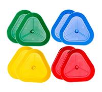 IMIKEYA 8 Pièces Tondeuse à Cartes Paresseuse Porte-Parole à Jouer Plateau Porte-Cartes De Poker Faire La Fête Carte à Jouer Porte-Cartes à Jouer Portable Senior Abdos