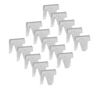 IMIKEYA 800 Clips en Fer pour Cages Métalliques - Petits Clips en J pour Cages à Oiseaux Poules Lapins et Petits Animaux - Accessoires de Fixation Solide pour Enclos Sécurisés