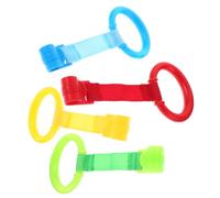 IMIKEYA 8pièces Anneaux de Traction pour Lit Colorées Supports Apprentissage Debout Saisie