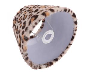 IMIKEYA Abat-jour de table E27 - En peluche - Motif créatif - Lumière douce - Remplacement pour les abat-jours anciens ou cassés - Structure simple pour la maison et le bureau