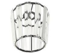 IMIKEYA Abat-jour en Verre Cristallin Noir E14 12 Cm Petit Modèle pour Lampe Suspendue, Cache Protection D’ampoule pour Salon et Salle à Manger, Éclairage Décoratif Plafond Élégant