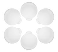 IMIKEYA Abat-jour Sphérique à LED Blanc Mat 100pcs en Abs pour Guirlande Lumineuse, Facile à Installer, Décoration Extérieure et Intérieure