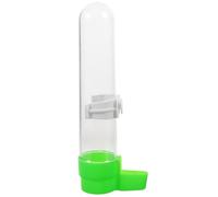 IMIKEYA Abreuvoir pour Perroquet à Distribution Automatique pour Cage | Plastique Vert Clair, Forme Originale Décorative, Accessoire de Cage, Usage Oiseau, Style Charmant