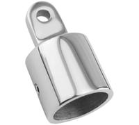 IMIKEYA Accessoire de Bimini en Acier Inoxydable Argenté, Œillet Extérieur pour Capuchon de 25mm, Remplacement pour Bâche de Bateau et Canoë, Fixation Solide pour Couverture Solaire