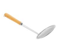 IMIKEYA Acier Inoxydable Filtre à Oils avec Manche Bois Strainer Maille Fine pour Égoutter Nourriture Écumoire Cuisson Ustensile Cuisine Pratique pour Maison ou Restaurant