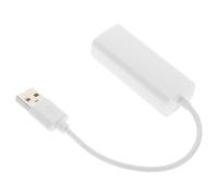 IMIKEYA Adaptateur Ethernet USB 2.0 Rj-45 sans Pilote ni Alimentation Externe, Réseau Local 10/100mbps en Abs pour Ordinateur Portable et Bureau