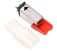 IMIKEYA Aiguille Tourne-Disque Rouge en métal et Plastique, Stylet de Remplacement Compatible pour Platine Vinyle, Accessoire phonographe pour écoute Musicale