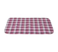 IMIKEYA Alèse Lavable et Imperméable pour Incontinence Grand Format 60X90 CM 4 Couches Épaisses en Tissu Violet à Carreaux Protège-Lits Réutilisable pour Adultes et Seniors Usage et